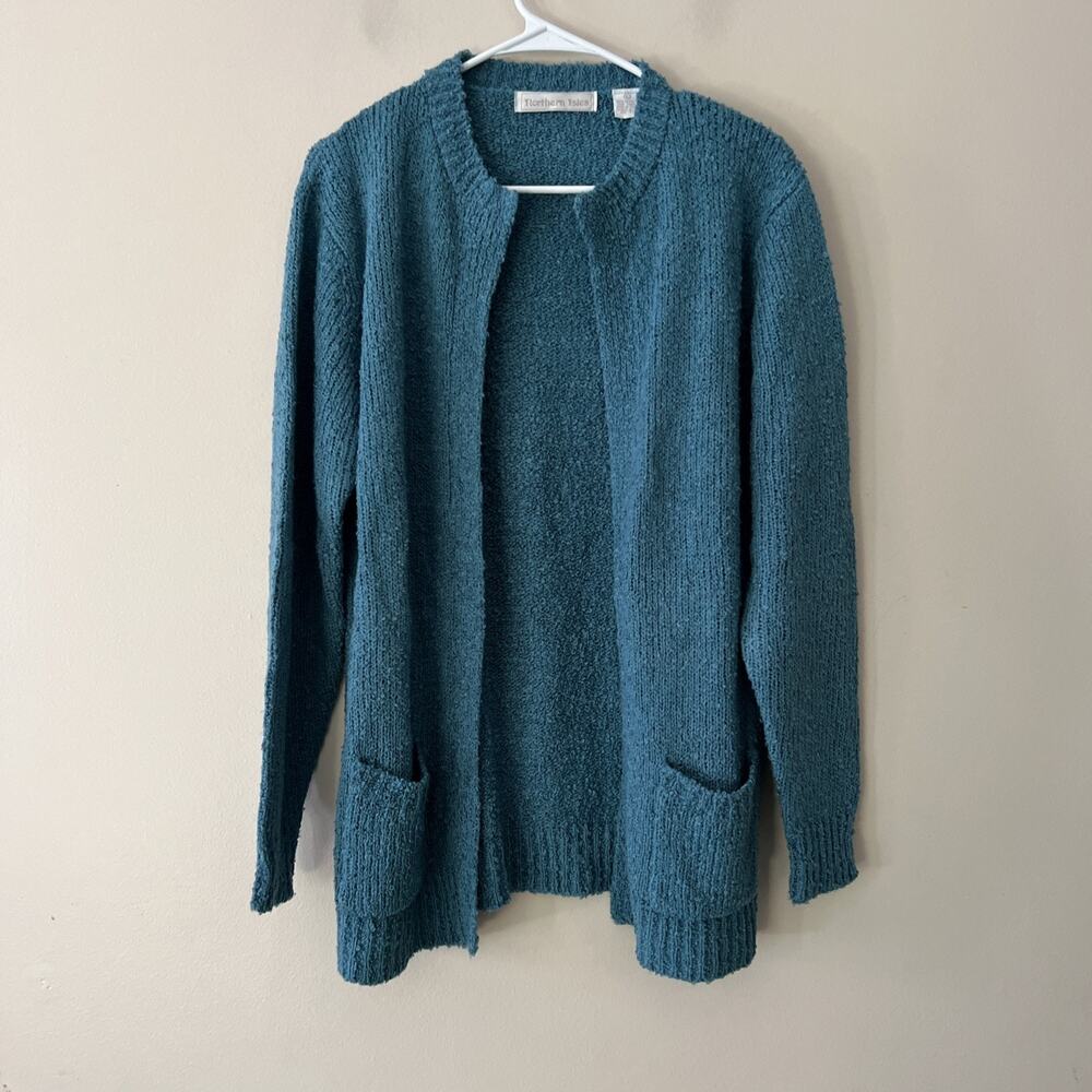Northern Isles Blue Cardigan Sweater Women’s Size Large